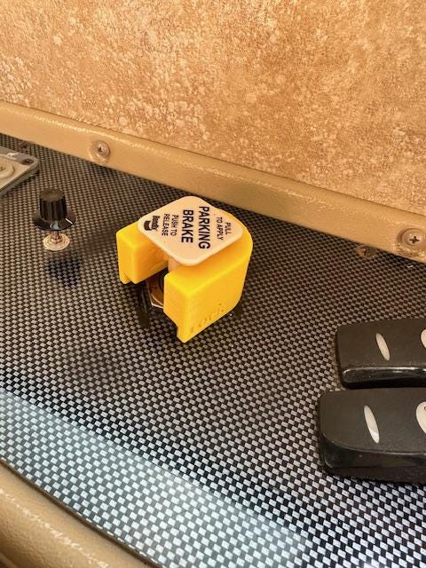 New Red, White & Blue Airbrake Lockout Blocks Original or Mini