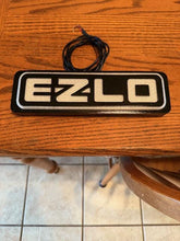 EZLO golf cart TXT, RXV purple led emblem, logo, nameplate, sticker