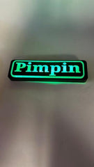 EZGO, Yamaha RGB LED custom/personalized emblem, nameplate