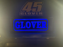 EZGO, Yamaha RGB LED custom/personalized emblem, nameplate