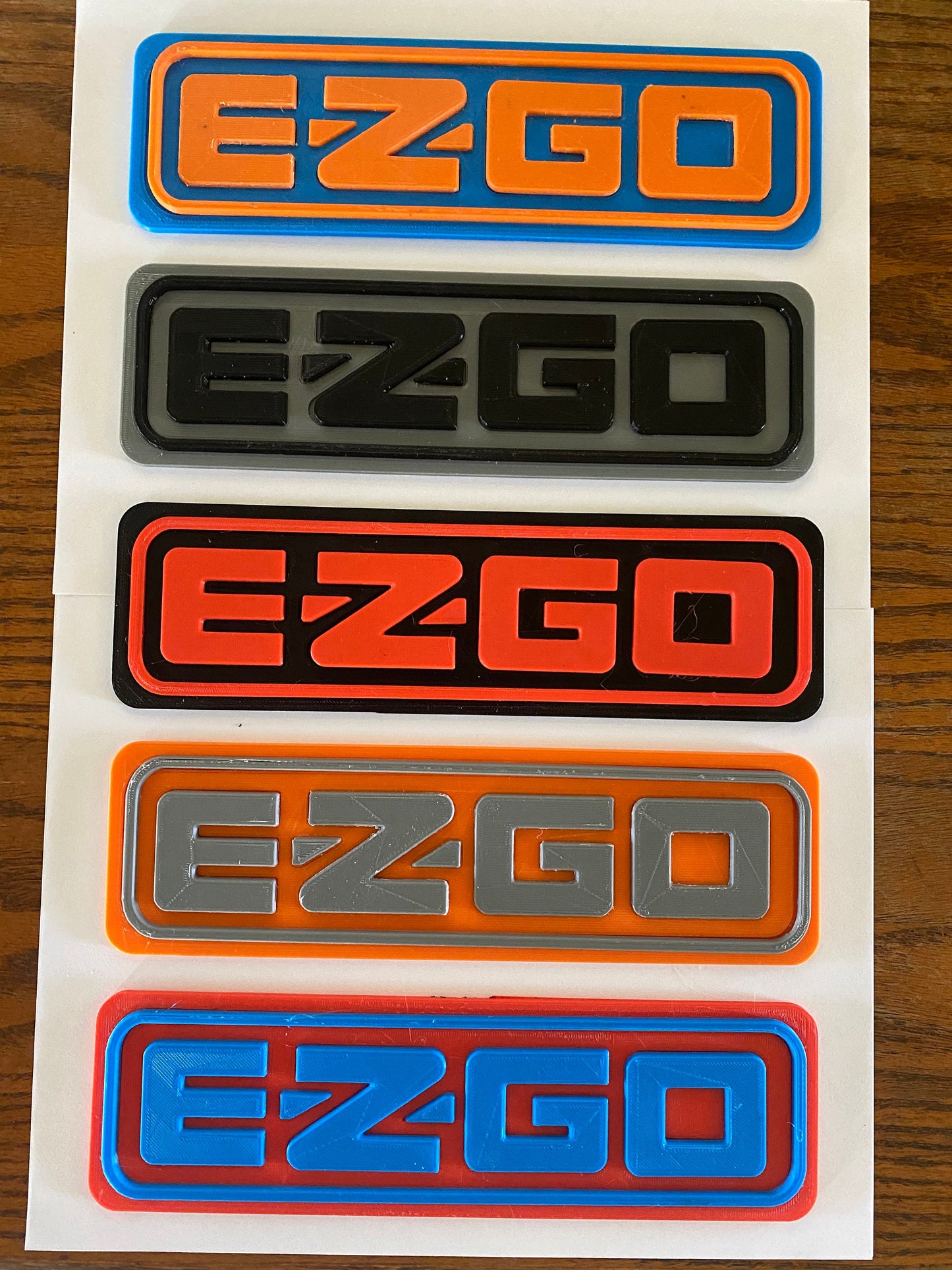 EZGO, Yamaha, Club Car Golf Cart Emblems, Nameplates and Badges