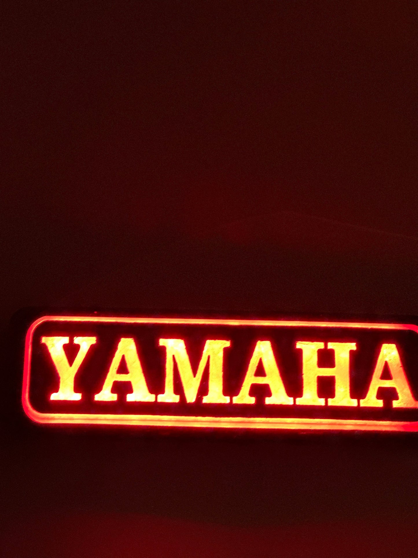 Yamaha Golf Cart Green LED Emblems, Nameplates, Logos