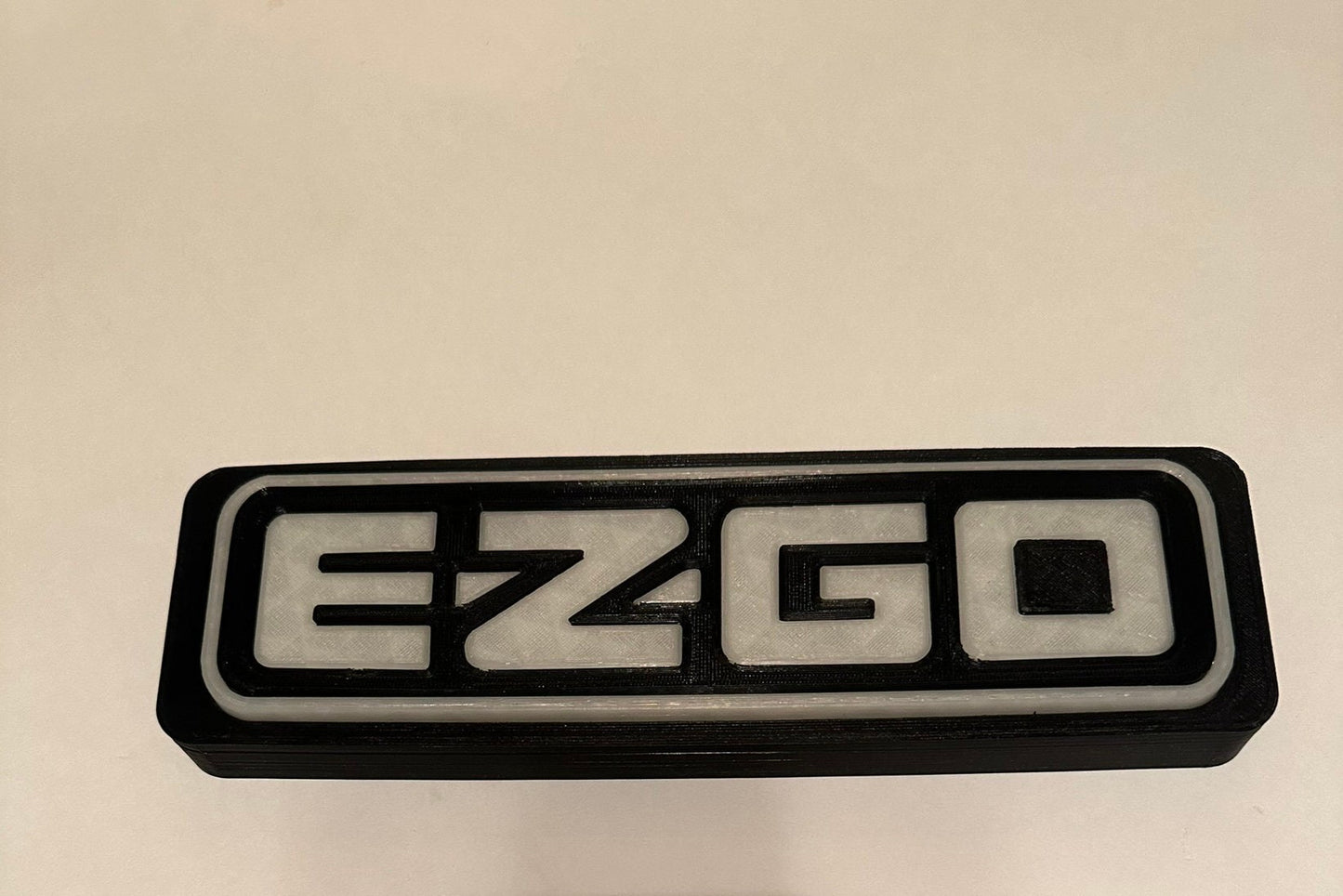 EZGO golf cart TXT,  RXV purple led emblem, logo, nameplate, sticker