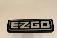 EZGO golf cart TXT,  RXV red led emblem, logo, nameplate, sticker