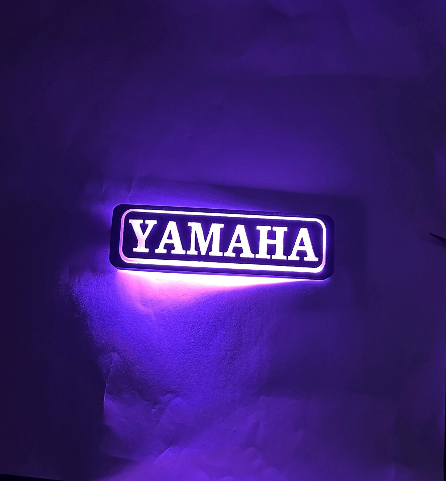 Yamaha Golf Cart Purple LED Emblems, Nameplates, Logo