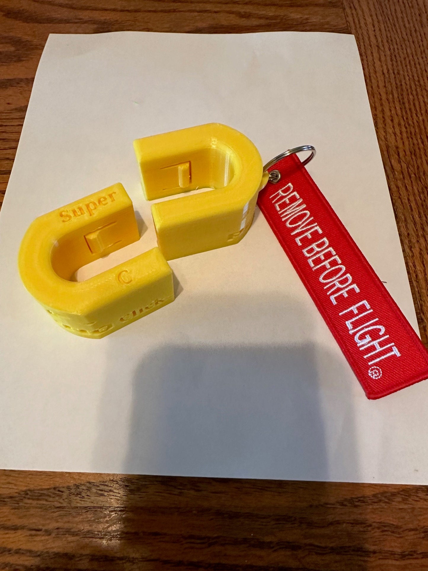 Renegade Super C Lockout Blocks W/Remove Before Flight Tag