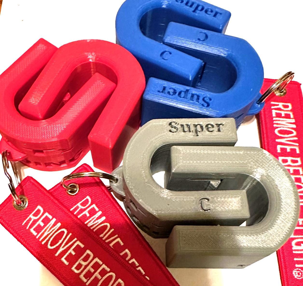 Renegade Super C Lockout Blocks W/Remove Before Flight Tag