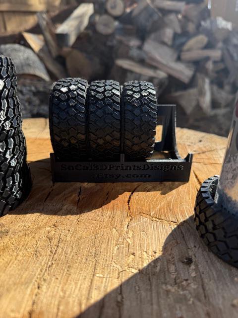 All Terrain Tire Coasters W/Tire Rack